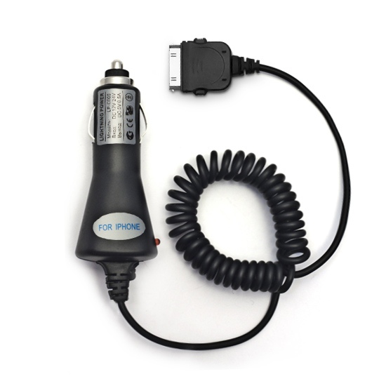 Автомобильное зарядное устройство Lightning Power LP-C005AB для iPhone4 в интернет магазине Stels.kz