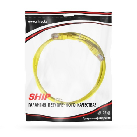 Патч Корд SHIP Cat.5e UTP LSZH RJ-45 0.5 м S3025YL0050-P в интернет магазине Stels.kz