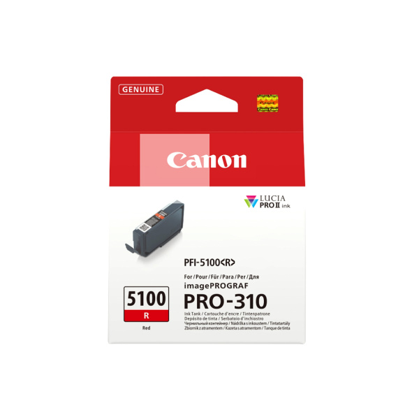 Купить не дорого Чернильный картридж Canon PFI-5100 Red в интернет магазине Stels.kz Чернильный картридж Canon PFI-5100 Red в интернет магазине Stels.kz