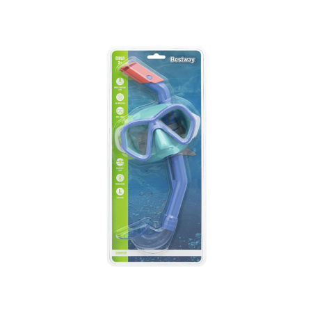Набор для плавания Bestway 24023 в упаковке: маска, трубка в интернет магазине Stels.kz