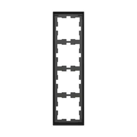 Рамка MERTEN MTN4040-6534 D-Life 4 постовая антрацит в интернет магазине Stels.kz