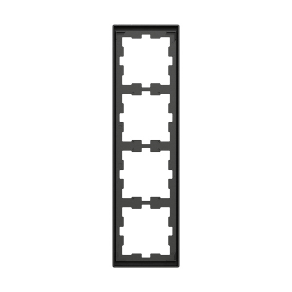 Рамка MERTEN MTN4040-6534 D-Life 4 постовая антрацит в интернет магазине Stels.kz