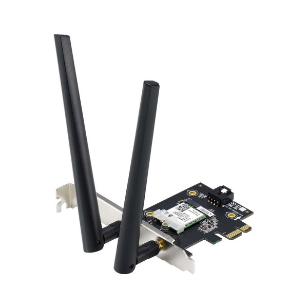 Купить не дорого Беспроводной сетевой адаптер ASUS PCE-AXE5400 в интернет магазине Stels.kz Беспроводной сетевой адаптер ASUS PCE-AXE5400 в интернет магазине Stels.kz