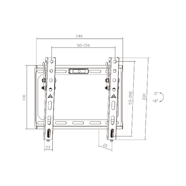 Кронштейн Brateck KL37-22T для ТВ и мониторов, 13"-43" в интернет магазине Stels.kz