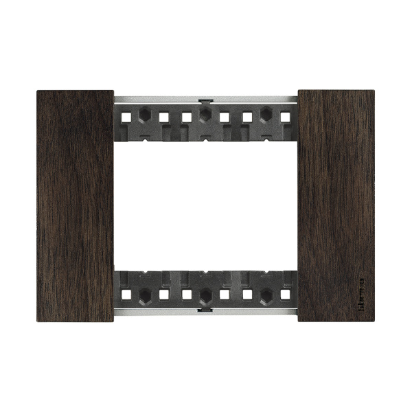 Рамка декоративная Bticino KA4803LG Living Now 3 модуля "Орех"
