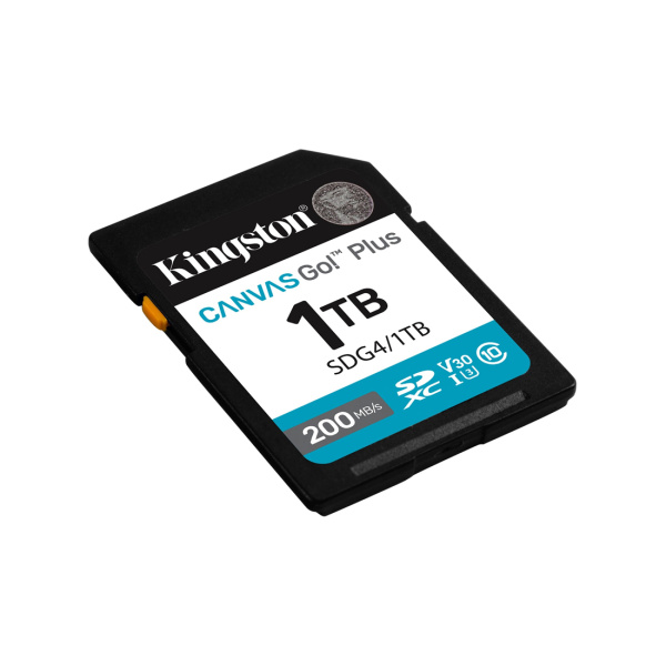 Карта памяти Kingston SDG4/1TB Canvas Go Plus Gen4 C10 UHS-I U3 V30 1TB в интернет магазине Stels.kz