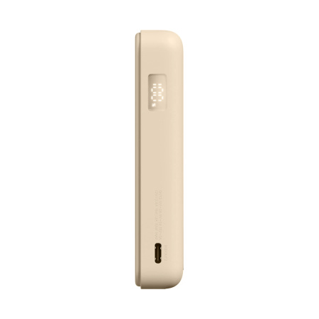 Портативный внешний аккумулятор Xiaomi Magnetic Power Bank 10000 with Built-in Stand Beige в интернет магазине Stels.kz