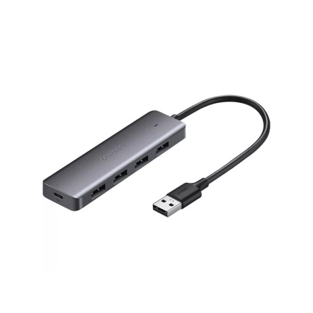 Мультифункциональный адаптер Ugreen CM219/50985 USB3.0A 4 в 1 Серый в интернет магазине Stels.kz
