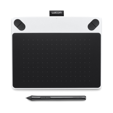 Графический планшет Wacom Intuos Draw Pen Small White (CTL-490DW-N) Белый/чёрный в интернет магазине Stels.kz