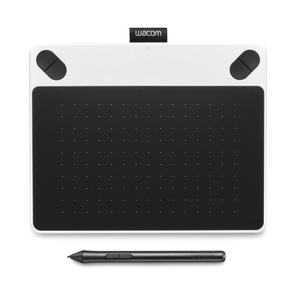 Графический планшет Wacom Intuos Draw Pen Small White (CTL-490DW-N) Белый/чёрный в интернет магазине Stels.kz