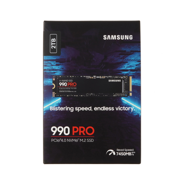 Твердотельный накопитель SSD Samsung 990 PRO 2TB M.2 в интернет магазине Stels.kz