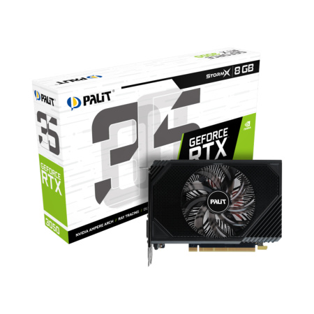 Видеокарта PALIT RTX3050 STORMX V1 6G (NE63050018JE-1072F) в интернет магазине Stels.kz