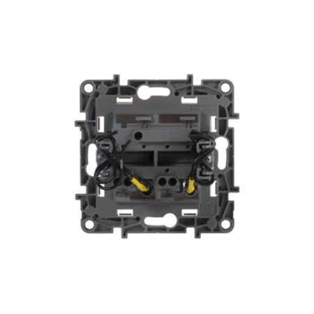 Выключатель двухклавишный с подсветкой Legrand Etika 10 A 250 В белый в интернет магазине Stels.kz