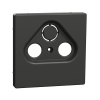 Центральная накладка MERTEN MTN4123-6034 D-Life TV розетки антрацит в интернет магазине Stels.kz