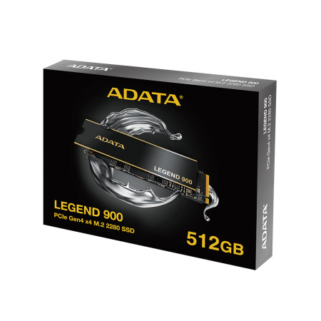 Твердотельный накопитель SSD ADATA LEGEND 900 SLEG-900-512GCS 512TGB PCIe Gen4x4 M.2 в интернет магазине Stels.kz