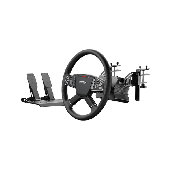 Комплект для симрейсинга MOZA Trucking Bundle (база R5, руль TSW, педали SR-P Lite, зажим для стола) в интернет магазине Stels.kz