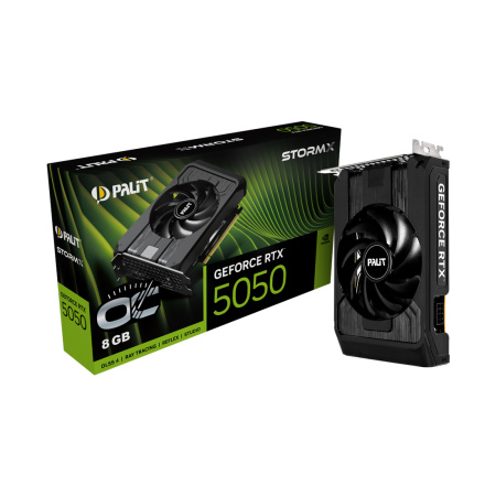 Видеокарта PALIT RTX5050 STORMX OC 8G (NE65050T19P1-GB2070F) в интернет магазине Stels.kz