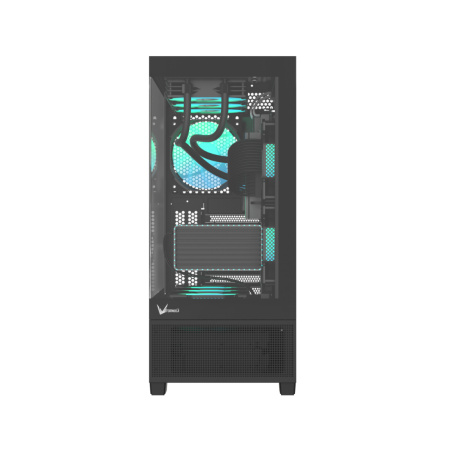 Компьютерный корпус Formula V Crystal E1 Floe Black без Б/П в интернет магазине Stels.kz