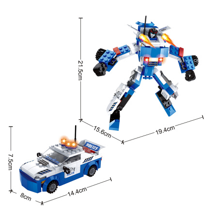 Игровой конструктор Keyixing 25419 КАПИТАН (180 деталей в наборе) в интернет магазине Stels.kz