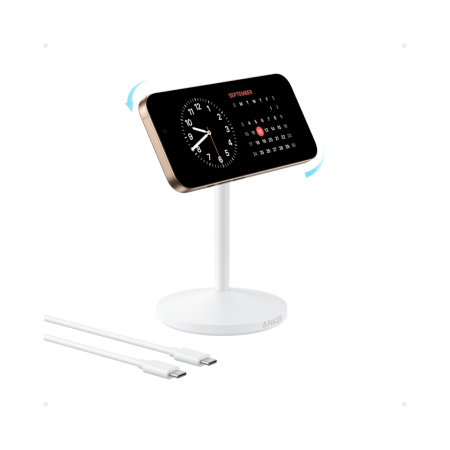 Беспроводное зарядное устройство Anker MagGo (Single Stand) (A25X1H21) Белый в интернет магазине Stels.kz