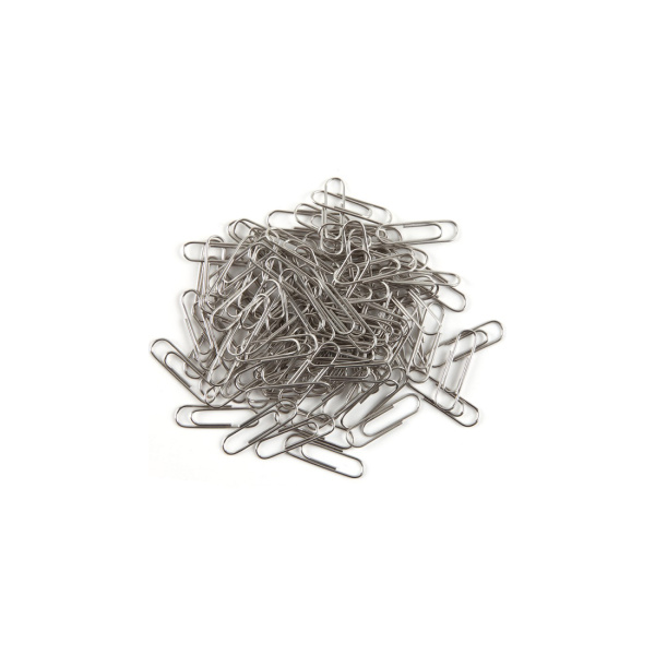 Скрепки металлические никелированные Comix B3506, 29 мм., (пласт. коробка 100 скрепок) в интернет магазине Stels.kz