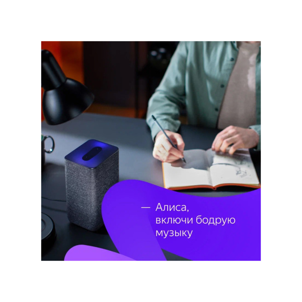 Умная колонка Яндекс Станция 2 Антрацит в интернет магазине Stels.kz