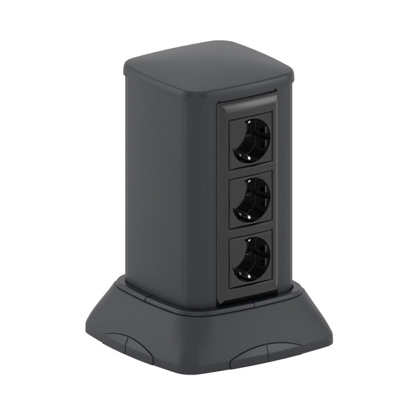 Миниколонна алюминиевая DKC 19523 0.25м черный в интернет магазине Stels.kz