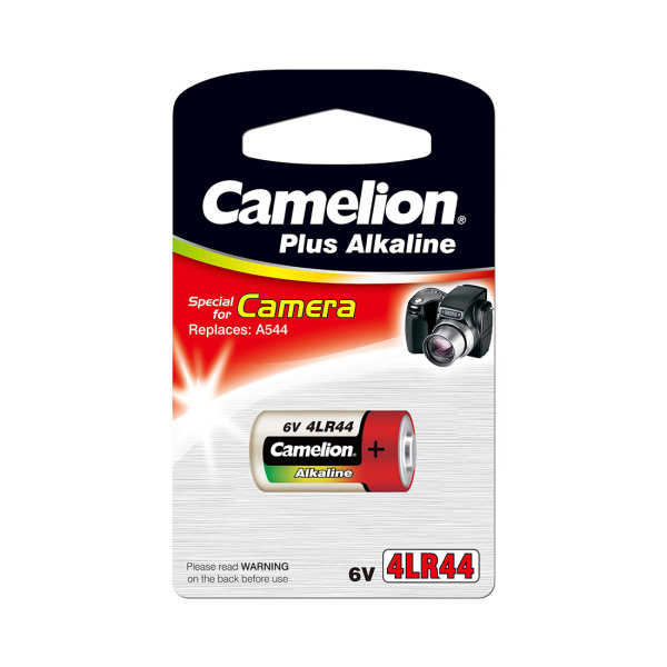 Батарейка CAMELION Photo Plus Alkaline 4LR44-BP1C Батарейка CAMELION Photo Plus Alkaline 4LR44-BP1C