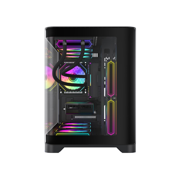 Компьютерный корпус Gamemax HYPE-M Black без Б/П в интернет магазине Stels.kz