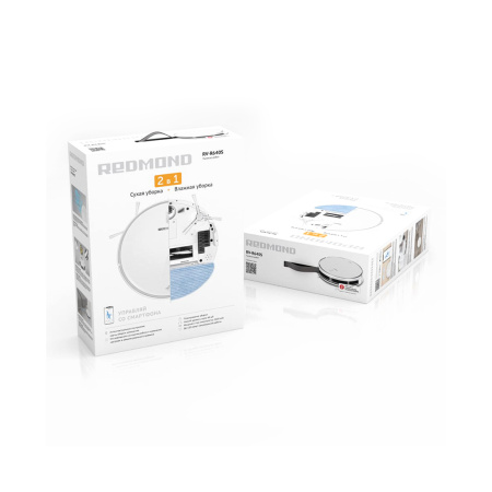 Робот-пылесос Redmond RV-R640S Белый в интернет магазине Stels.kz