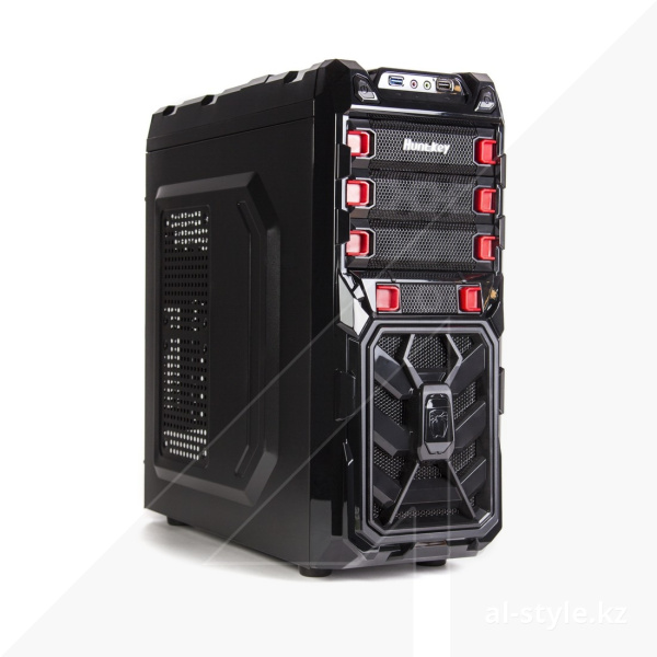 Компьютерный корпус HuntKey Spider black без Б/П
