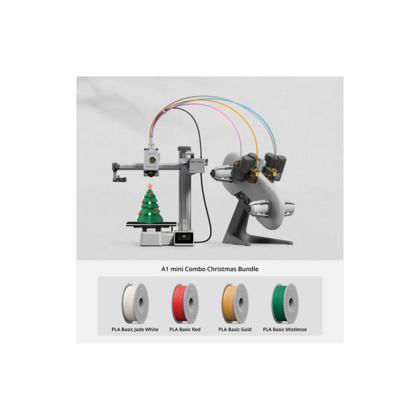 Филаментный 3D принтер Bambu Lab A1 mini-Combo-EU (PF002-M+SA005-EU) в интернет магазине Stels.kz