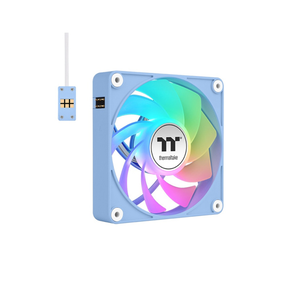 Кулер для компьютерного корпуса Thermaltake CT140 ARGB Sync PC Cooling Fan Hydrangea Blue (3 pack) в интернет магазине Stels.kz