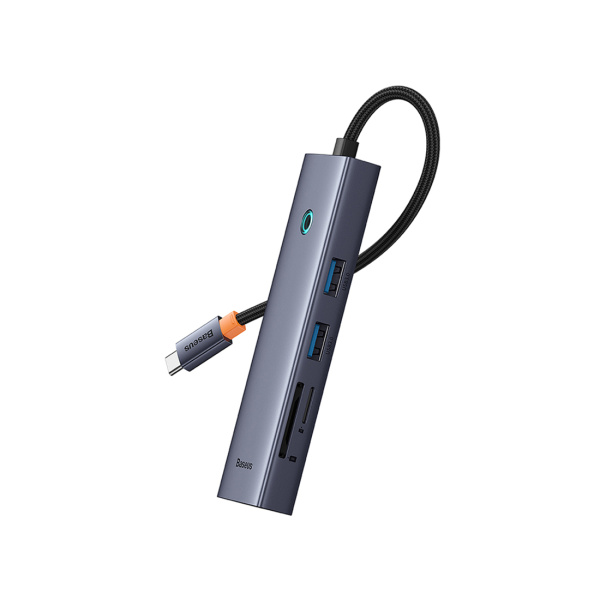 Док-станция Baseus UltraJoy Series 7-Port HUB Docking Station Space Grey в интернет магазине Stels.kz
