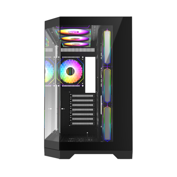 Компьютерный корпус Gamemax Hype-A BK Black без Б/П в интернет магазине Stels.kz