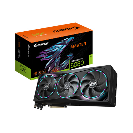 Видеокарта Gigabyte (GV-N5080AORUS M-16GD) RTX5080 AORUS MASTER 16G в интернет магазине Stels.kz