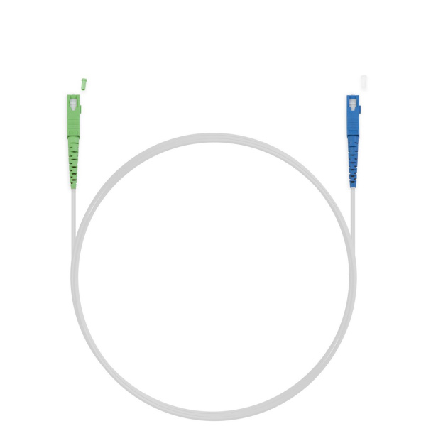 Абонентский FTTH Патч Корд SС/UPC-SC/APC SM 1 м в интернет магазине Stels.kz