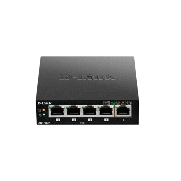 Коммутатор D-Link DES-1005P/B1A в интернет магазине Stels.kz