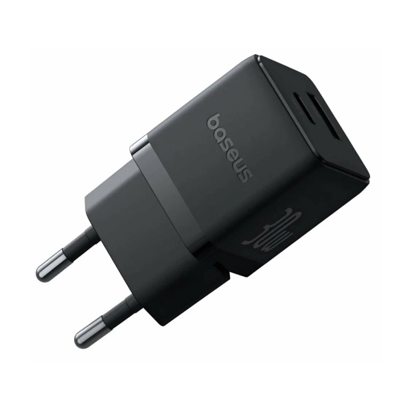 Адаптер питания Baseus Palm C+U 30W EU Cluster Black (P1011160A113-00) в интернет магазине Stels.kz