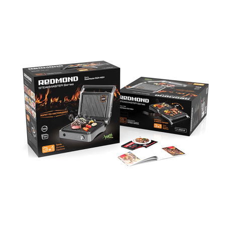 Гриль Redmond SteakMaster RGM-M814 Серебро в интернет магазине Stels.kz