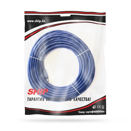 Патч Корд SHIP Cat.6 UTP LSZH RJ-45 20 м S6025BL2000-P в интернет магазине Stels.kz