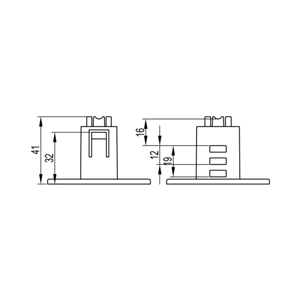 Комплект крепления DKC FC37230 для напольной установки в интернет магазине Stels.kz