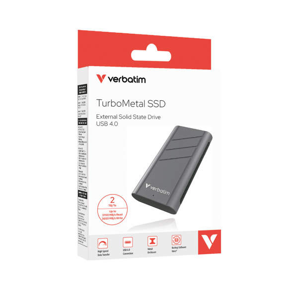 Купить не дорого Внешний SSD диск Verbatim TurboMetal 32022 2TB в интернет магазине Stels.kz Внешний SSD диск Verbatim TurboMetal 32022 2TB в интернет магазине Stels.kz