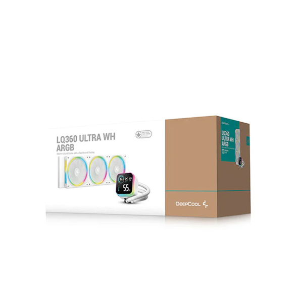 Кулер с водяным охлаждением Deepcool LQ360 ULTRA ARGB WH в интернет магазине Stels.kz