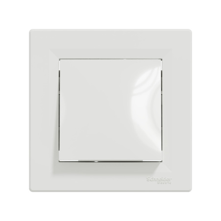 Выключатель одноклавишный SE EPH0500121 Asfora перекрестный в сборе белый в интернет магазине Stels.kz