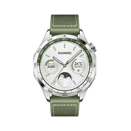 Смарт часы Huawei Watch GT 4 PNX-B19 46mm Green Woven Strap в интернет магазине Stels.kz
