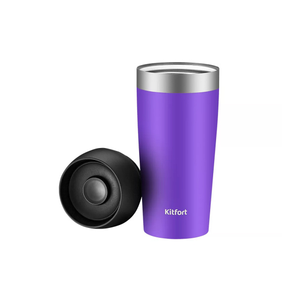 Купить не дорого Термокружка Kitfort КТ-1223-1 фиолетовый в интернет магазине Stels.kz Термокружка Kitfort КТ-1223-1 фиолетовый в интернет магазине Stels.kz
