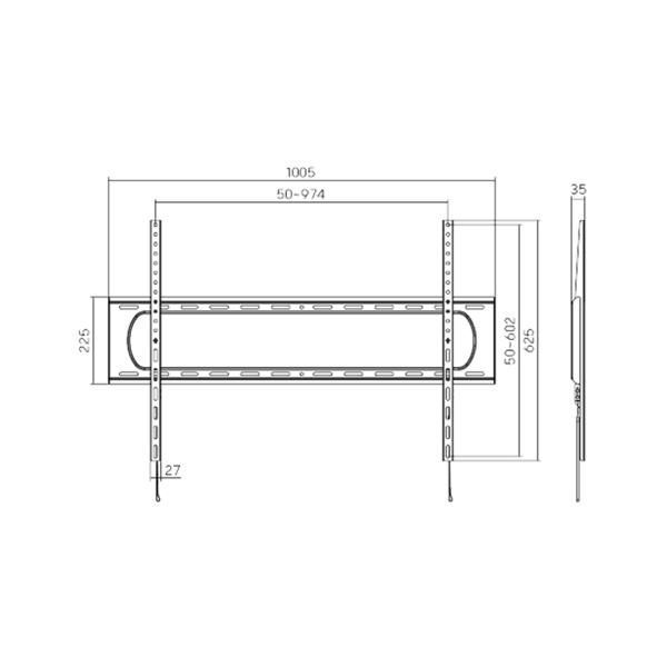 Кронштейн XG W-60120F для ТВ и мониторов 60"-120" в интернет магазине Stels.kz