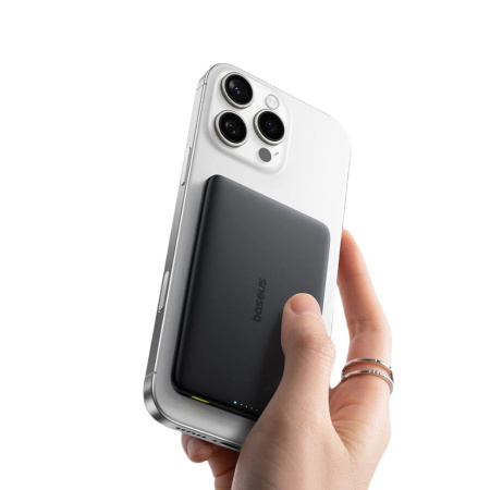 Портативный внешний аккумулятор Baseus PicoGo AM41 Ultra-Slim 5000mAh 20W Cosmic Black (E0026700) в интернет магазине Stels.kz