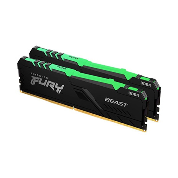 Купить не дорого Комплект модулей памяти Kingston FURY Beast RGB KF436C17BBAK2/16 DDR4 16GB (Kit 2x8GB) 3600MHz в интернет магазине Stels.kz Комплект модулей памяти Kingston FURY Beast RGB KF436C17BBAK2/16 DDR4 16GB (Kit 2x8GB) 3600MHz в интернет магазине Stels.kz